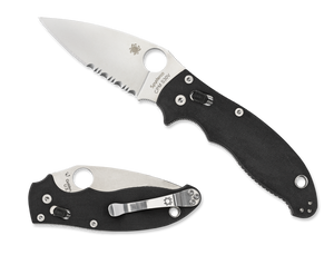 Spyderco Knives™ Manix 2 Ball Bearing Lock C101GPS2 Black G10 CPM-S30V Stainless Steel Pocket Knife