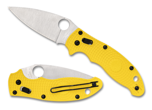 Spyderco Knives™ Manix 2 Bearing Lock C101PYL2 Yellow FRCP CPM-Magnacut Stainless Steel Pocket Knife