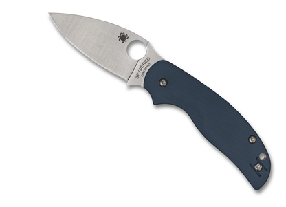 Spyderco Knives™ Sage 5 Back Lock C123GPCBL Blue G10 CPM SPY27 Stainless Steel Pocket Knife