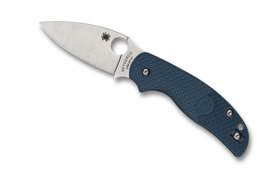 Spyderco Knives™ Sage 5 Back Lock C123PCBL Blue FRN CPM SPY27 Stainless Steel Pocket Knife