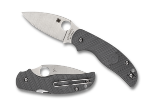 Spyderco Knives™ Sage 5 Back Lock C123PGY Gray FRN Micro-Melt Maxamet Steel Pocket Knife