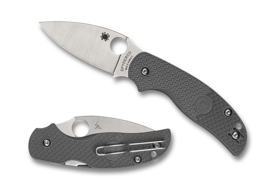 Spyderco Knives™ Sage 5 Back Lock C123PGY Gray FRN Micro-Melt Maxamet Steel Pocket Knife