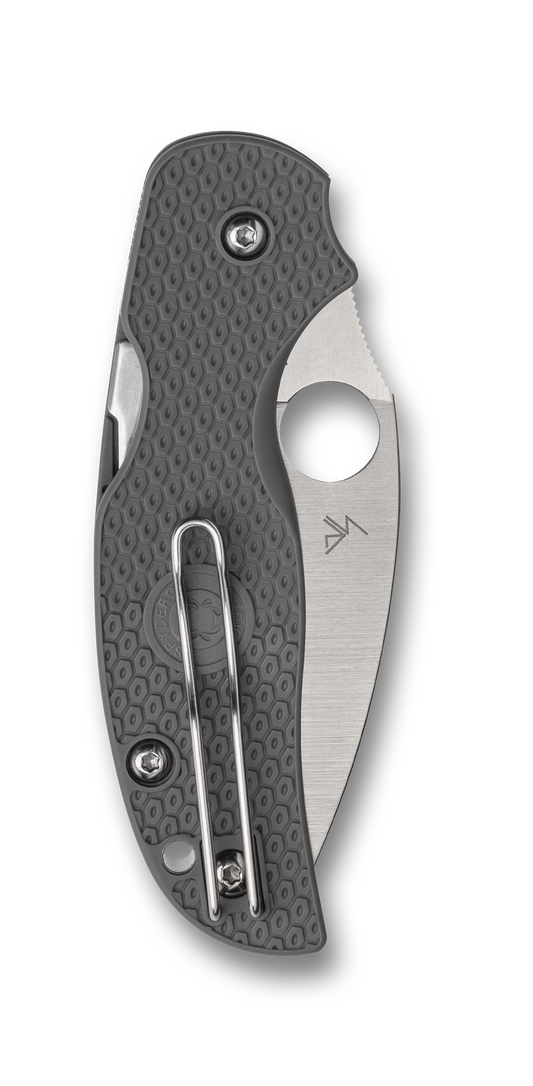 Spyderco Knives™ Sage 5 Back Lock C123PGY Gray FRN Micro-Melt Maxamet Steel Pocket Knife
