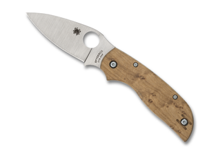 Spyderco Knives™ Chaparral Slip-joint C152NLWDP Birdseye Maple Wood CTS-XHP Stainless Steel Pocket Knife