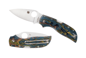 Spyderco Knives™ Chaparral Lockback C152RNP Raffir Noble Composite CTS XHP Stainless Steel Pocket Knife