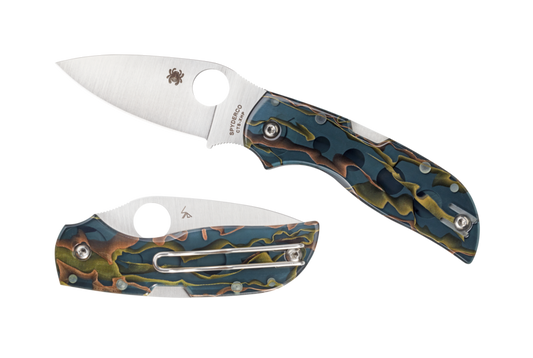 Spyderco Knives™ Chaparral Lockback C152RNP Raffir Noble Composite CTS XHP Stainless Steel Pocket Knife