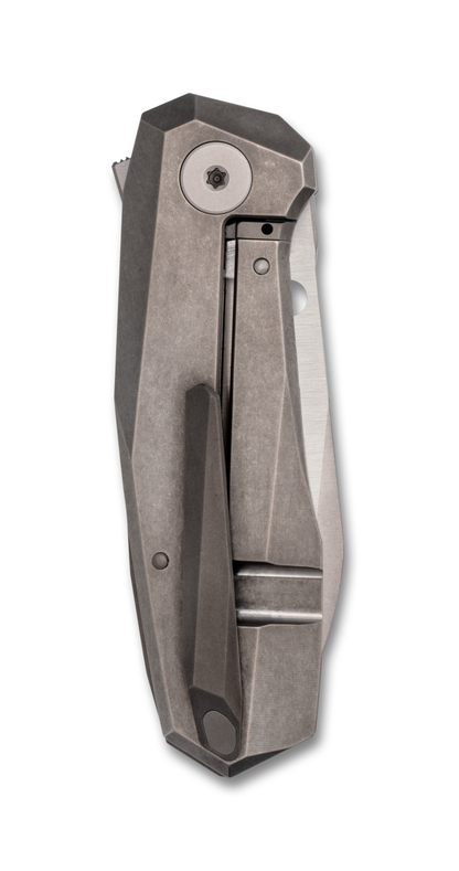 Spyderco Knives™ Techno 3 Frame Lock C158TIP3 Chamfered Titanium CTS-XHP Stainless Steel Pocket Knife