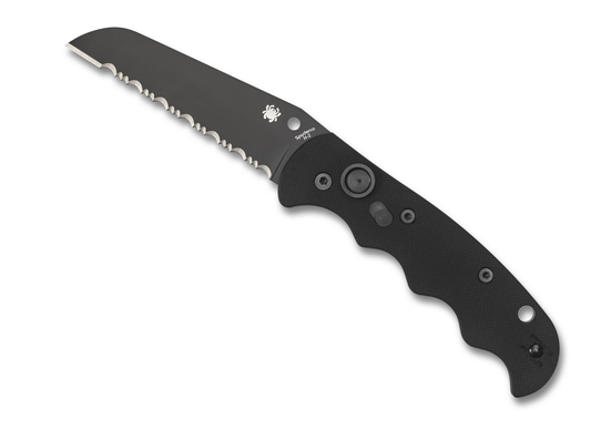 Spyderco Knives™ Autonomy Auto C165GSBBK Black G10 H-1 Stainless Steel Pocket Knife