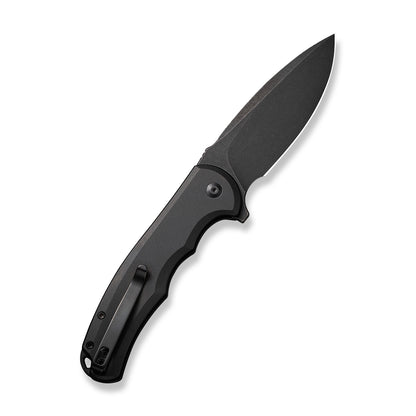 CIVIVI Knives™ Praxis Button Lock C18026E-1 Black Aluminum Nitro-V Stainless Steel Pocket Knife