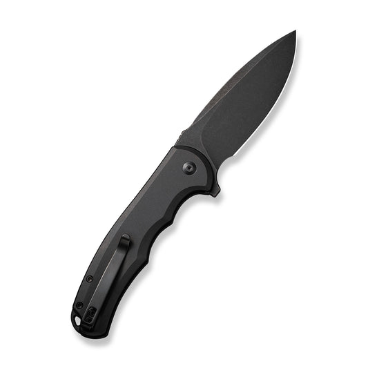 CIVIVI Knives™ Praxis Button Lock C18026E-1 Black Aluminum Nitro-V Stainless Steel Pocket Knife