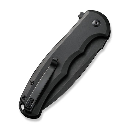 CIVIVI Knives™ Praxis Button Lock C18026E-1 Black Aluminum Nitro-V Stainless Steel Pocket Knife