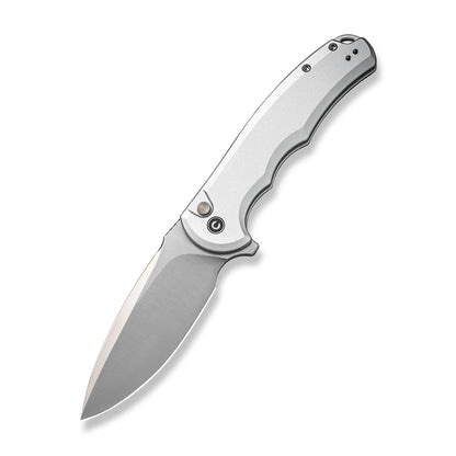 CIVIVI Knives™ Praxis Button Lock C18026E-2 Silver Aluminum Nitro-V Stainless Steel Pocket Knife