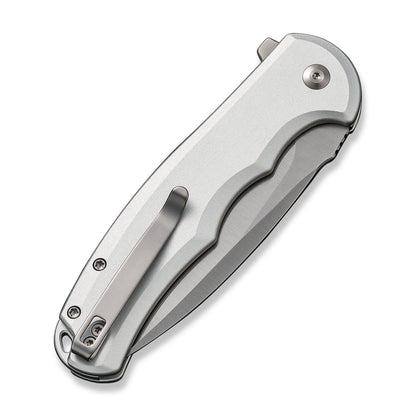 CIVIVI Knives™ Praxis Button Lock C18026E-2 Silver Aluminum Nitro-V Stainless Steel Pocket Knife