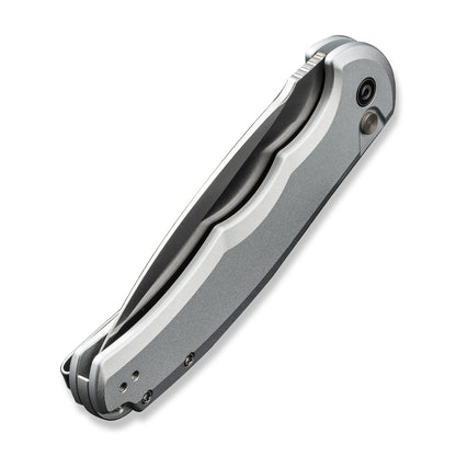 CIVIVI Knives™ Praxis Button Lock C18026E-2 Silver Aluminum Nitro-V Stainless Steel Pocket Knife