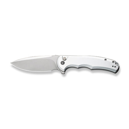 CIVIVI Knives™ Praxis Button Lock C18026E-2 Silver Aluminum Nitro-V Stainless Steel Pocket Knife