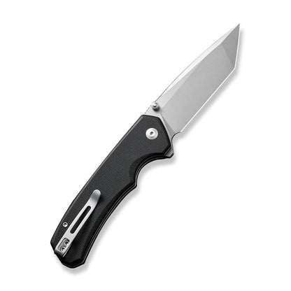 CIVIVI Knives™ Brazen Button Lock C19059C-1 Black G10 14C28N Stainless Steel Pocket Knife