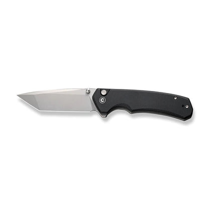 CIVIVI Knives™ Brazen Button Lock C19059C-1 Black G10 14C28N Stainless Steel Pocket Knife