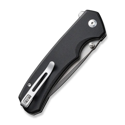 CIVIVI Knives™ Brazen Button Lock C19059C-1 Black G10 14C28N Stainless Steel Pocket Knife