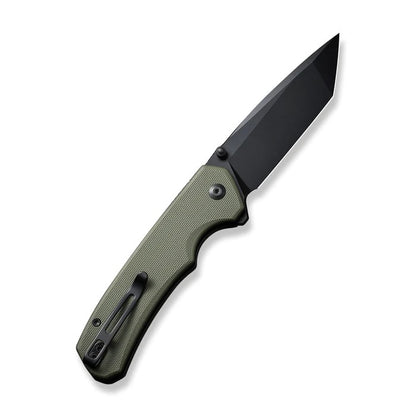 CIVIVI Knives™ Brazen Button Lock C19059C-2 OD Green G10 14C28N Stainless Steel Pocket Knife