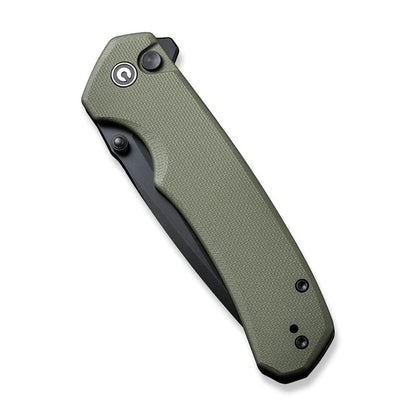 CIVIVI Knives™ Brazen Button Lock C19059C-2 OD Green G10 14C28N Stainless Steel Pocket Knife