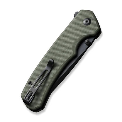 CIVIVI Knives™ Brazen Button Lock C19059C-2 OD Green G10 14C28N Stainless Steel Pocket Knife
