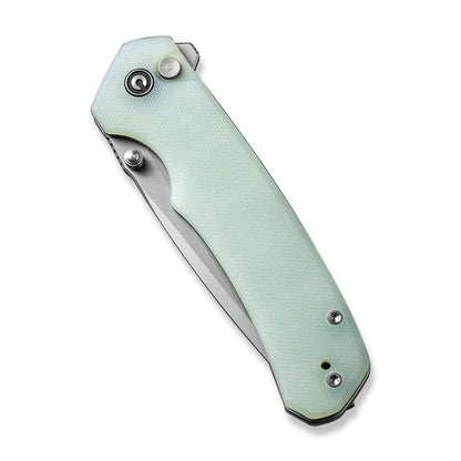 CIVIVI Knives™ Brazen Button Lock C19059C-3 Natural G10 14C28N Stainless Steel Pocket Knife
