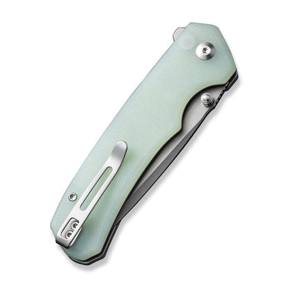 CIVIVI Knives™ Brazen Button Lock C19059C-3 Natural G10 14C28N Stainless Steel Pocket Knife