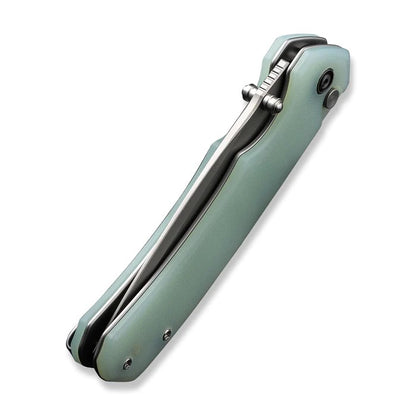 CIVIVI Knives™ Brazen Button Lock C19059C-3 Natural G10 14C28N Stainless Steel Pocket Knife