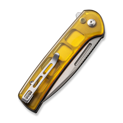CIVIVI Knives™ Conspirator Button Lock C21006-5 Translucent Ultem Nitro-V Stainless Steel Pocket Knife
