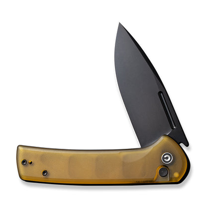 CIVIVI Knives™ Conspirator Button Lock C21006-6 Translucent Ultem Nitro-V Stainless Steel Pocket Knife