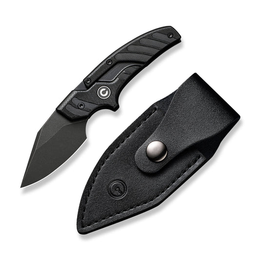 CIVIVI Knives™ Typhoeus Fixed Blade/Push-knife C21036-1 Black G10 14C28N Stainless Steel Knife