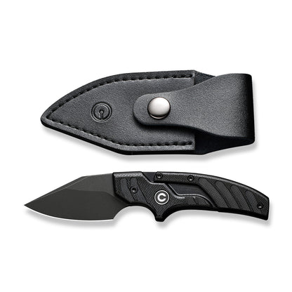 CIVIVI Knives™ Typhoeus Fixed Blade/Push-knife C21036-1 Black G10 14C28N Stainless Steel Knife