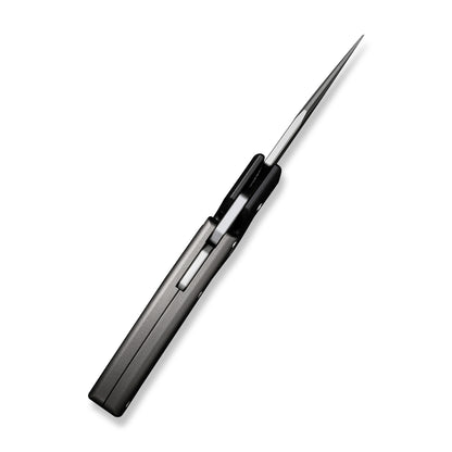 CIVIVI Knives™ Typhoeus Fixed Blade/Push-knife C21036-3 Black Aluminum and Gray Aluminum 14C28N Stainless Steel Knife