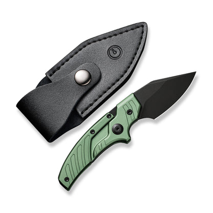 CIVIVI Knives™ Typhoeus Fixed Blade/Push-knife C21036-4 Green Aluminum 14C28N Stainless Steel Knife