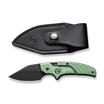 CIVIVI Knives™ Typhoeus Fixed Blade/Push-knife C21036-4 Green Aluminum 14C28N Stainless Steel Knife