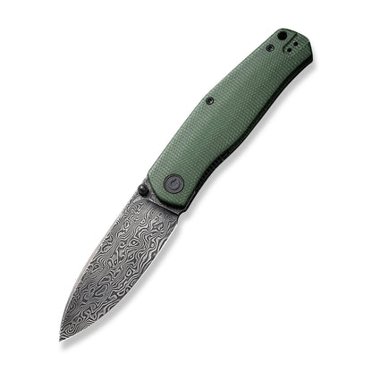 CIVIVI Knives™ Sokoke Liner Lock C22007-DS2 Green Micarta Damascus Steel Pocket Knife