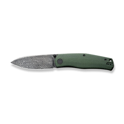 CIVIVI Knives™ Sokoke Liner Lock C22007-DS2 Green Micarta Damascus Steel Pocket Knife
