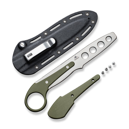 CIVIVI Knives™ Varius Fixed Blade Trainer C22009C-2 OD Green G10 D2 Semi-Stainless Steel Knife