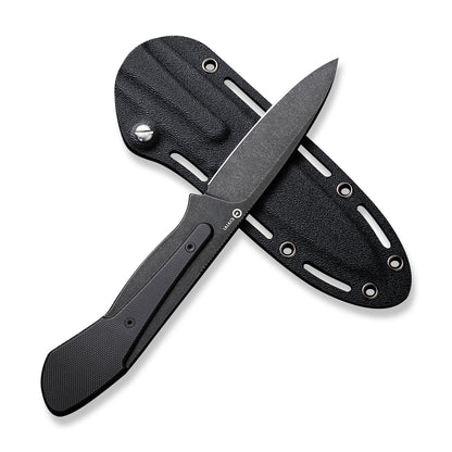 CIVIVI Knives™ Varius Fixed Blade C22009D-1 Black G10 D2 Semi-Stainless Steel Knife