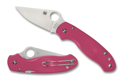 Spyderco Knives™ Para 3 Back Lock C223PPN Pink FRN CTS-BD1N Stainless Steel Pocket Knife