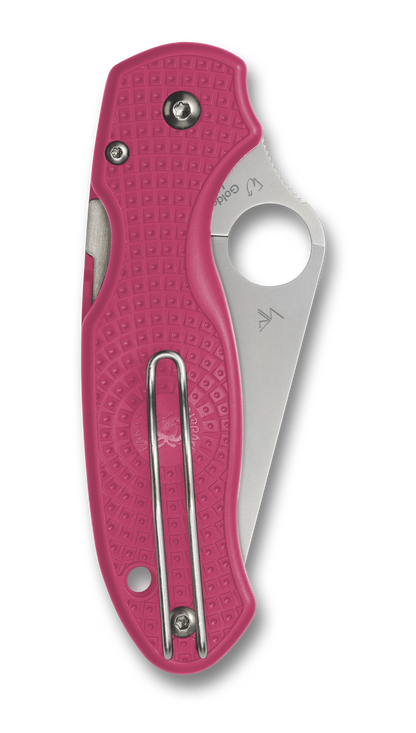 Spyderco Knives™ Para 3 Back Lock C223PPN Pink FRN CTS-BD1N Stainless Steel Pocket Knife