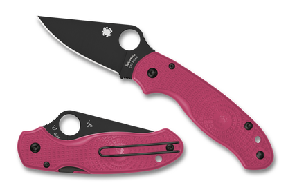 Spyderco Knives™ Para 3 Back Lock C223PPNBK Pink FRN CTS-BD1N Stainless Steel Pocket Knife