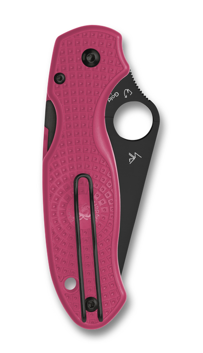 Spyderco Knives™ Para 3 Back Lock C223PPNBK Pink FRN CTS-BD1N Stainless Steel Pocket Knife