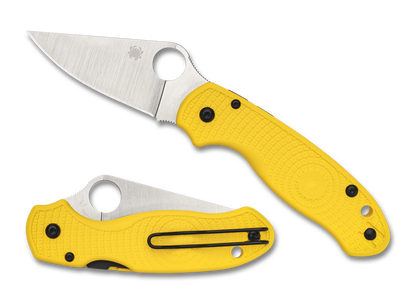 Spyderco Knives™ Para 3 Back Lock C223PYL Yellow FRN CPM-Magnacut Stainless Steel Pocket Knife