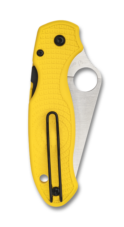 Spyderco Knives™ Para 3 Back Lock C223PYL Yellow FRN CPM-Magnacut Stainless Steel Pocket Knife