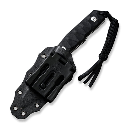 CIVIVI Knives™ Propugnator Fixed Blade C23002-1 Black G10 D2 Semi-Stainless Steel Knife