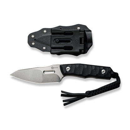 CIVIVI Knives™ Propugnator Fixed Blade C23002-1 Black G10 D2 Semi-Stainless Steel Knife