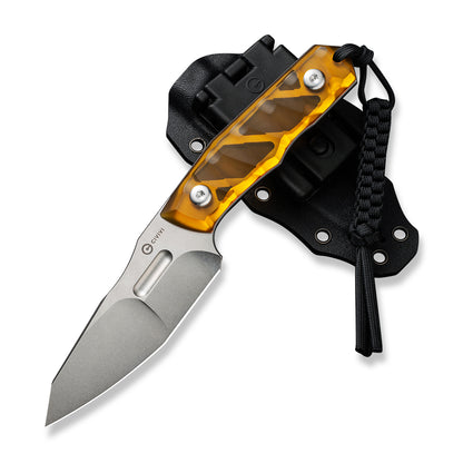 CIVIVI Knives™ Propugnator Fixed Blade C23002-3 Yellow Ultem D2 Semi-Stainless Steel Knife