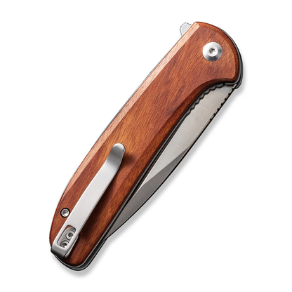 CIVIVI Knives™ Primitrox Liner Lock C23005A-3 Guibourtia Wood Nitro-V Stainless Steel Pocket Knife