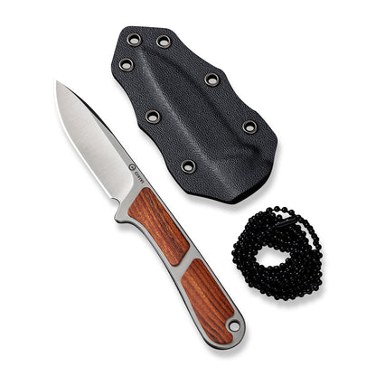 CIVIVI Knives™ Mini Elementum Fixed Blade C23010-4 Guibourtia Wood Nitro-V Stainless Steel Knife